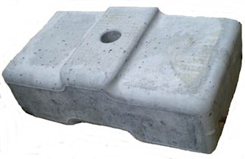 Контргруз, пригруз 25 кг. к китайской фасадной люльке ZLP 500, 630, 800