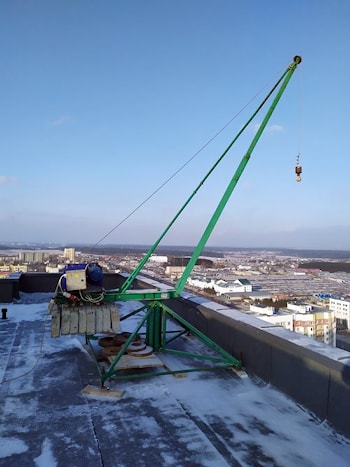 Кран стреловой поворотный Мастер КСП-500 аренда, монтаж   
